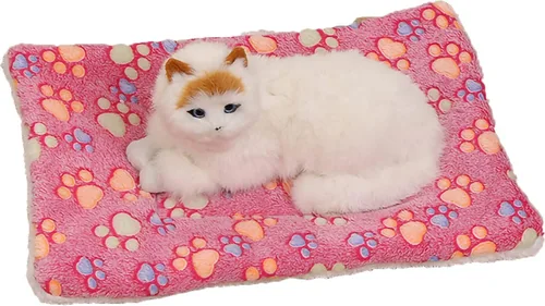 Vista 3 de Manta acogedora para gatos para ansiedad y estrés, manta calmante
