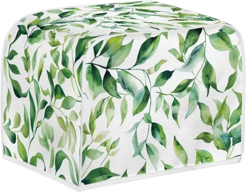 Vista 31 de Dolyues Beach Toaster Cover 2 Slice Universal Size Microwave Oven Dustproof Cover Women Gift Small Bread Cover with Portable Handle