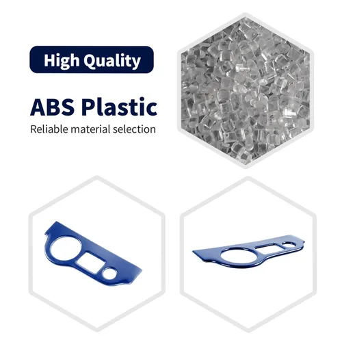 Vista 3 de RT-TCZ para Dodge Challenger 2015 en adelante, Panel de interruptor de faro Challenger, Cubierta de recorte para interior azul, Accesorios 1 pieza