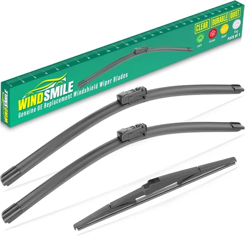 Vista 40 de 15" 15" 13" Juego de 3 limpiaparabrisas de repuesto para parabrisas para Jeep Wrangler 2007-2017 / Jeep Wrangler JK 2008-2018 limpiaparabrisas