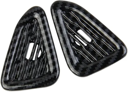 Vista 2 de Cubierta de anillo de sonido de altavoz pequeño para puerta de fibra de carbono para Chevrolet Corvette C8 2020-2025