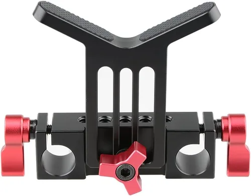 Vista 7 de CAMVATE Soporte de lente 0.591 in Rod Clamp Rail Block para DSLR Rig Rod Soporte Rail System - 1108