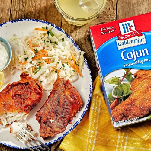 Vista 10 de McCormick Golden Dipt - Mezcla de mariscos cajún para freír, 10 onzas (paquete de 8)
