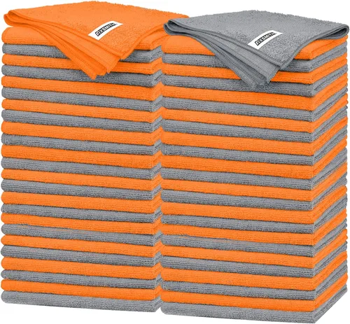 Vista 19 de FIXSMITH Paquete de 400 toallas multifuncionales, paños de limpieza de microfibra de 12 x 16 pulgadas, trapos de limpieza altamente absorbentes