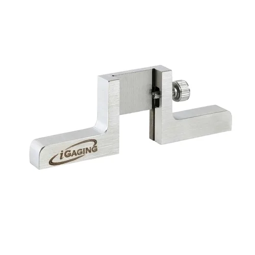 iGaging 100-D68 base profunda y accesorio barra T para calibres diales/digitales y Vernier, de 4, 6, 8 y 12 pulgadas