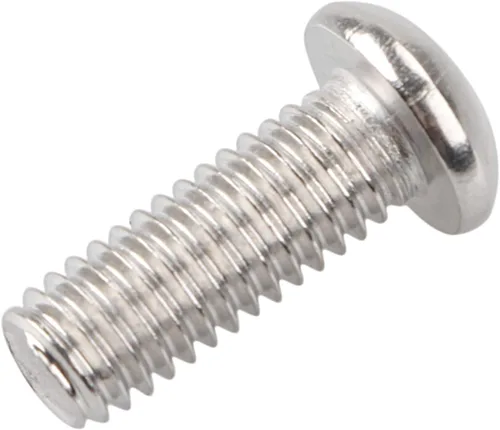 Vista 5 de 5 piezas de acero inoxidable Derby cubierta botón cabeza tornillo kit para Harley Touring Street Electra Glide Road King