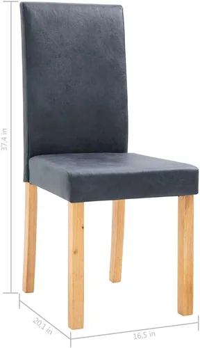 Vista 2 de Sillas de comedor, silla de comedor con respaldo, silla de comedor adecuada para comidas diarias o eventos especiales, como reuniones, cocinas
