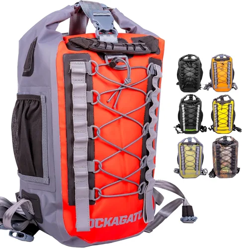 Vista 7 de Rockagator Mochila Impermeable - Serie HYDRIC Bolsa Seca Flotante a Prueba de Agua River Pack