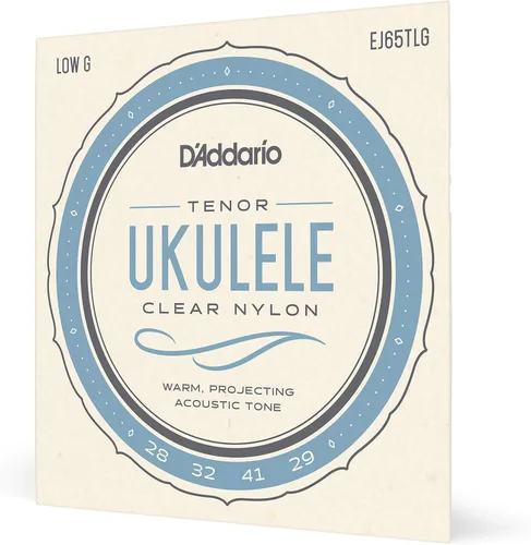 Vista 8 de D'Addario Cuerdas de ukelele soprano/concierto, fluorocarbono, EJ99SC, juego de 4 cuerdas, paquete de 1