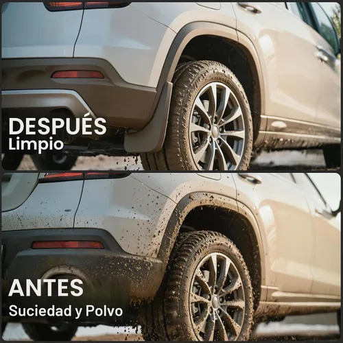 Vista 5 de Juego de 4 protectores de barro para todo tipo de clima para Chevy Silverado 1500 2019 2020 2021 2022 2023 2024 2025