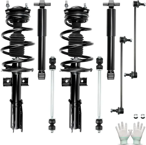 Vista 103 de Torchbeam Conjunto de puntales delanteros con amortiguadores de resorte helicoidal Reemplazo para Mazda 3 2004-2013 172263/172264