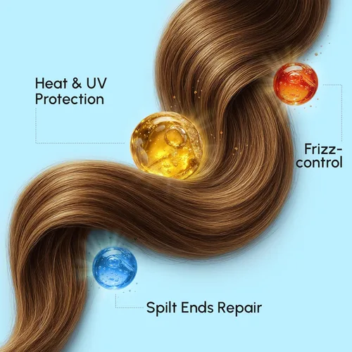 Vista 20 de Aceite para el Cabello MAREE para Cabello Encrespado - Cápsulas de Keratina con Vitaminas para el Cabello y Aceites de Jojoba y Argán - Suero Anti