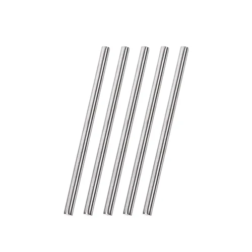 Vista 25 de TOP-VIGOR 5 varillas de acero inoxidable de 0.039 in x 3.937 in, varillas de eje redondo sólido de metal, barra de torno para manualidades