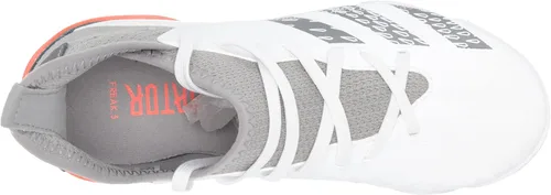 Vista 5 de adidas Freak de depredador interior para niños .3, Cloud WhiteIron MetallicSolar Red