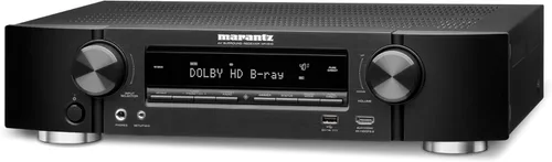 Vista 4 de Marantz Receptor AV NR1510 UHD - Amplificador de teatro en casa delgado de 5.2 Canales, Dolby TrueHD y DTS-HD Master Audio Compatible con Alexa