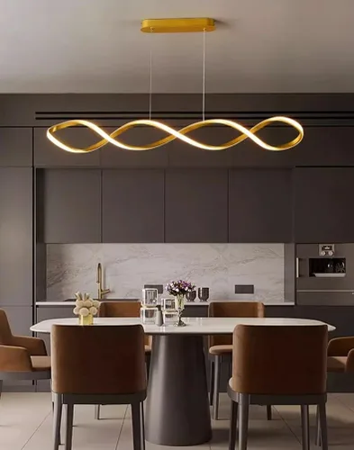 Modern Led Pendant Lights Dimmable for Dining Living Room Salon Hall Home Decor Chandeliers Lamparas Indoor Lustre Luminaires,for Living Room