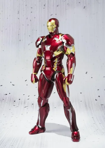 Vista 2 de Capitán América: Guerra Civil, traje de Iron Man Mark 46 [SH Figuras]