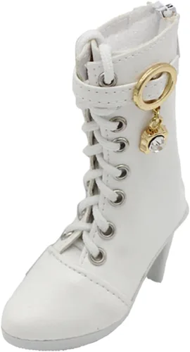 Vista 8 de Menolana Zapatos de tacón alto, zapatos de muñecas BJD 1/3 para muñeca BJD 1/3, negro