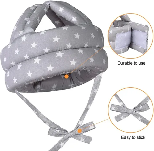 Vista 3 de TORASO Baby Helmet & Baby Knee Pads for Crawling,Infant Helmet & Walking Baby Helmet，for Age 6-36 Months(B+3)