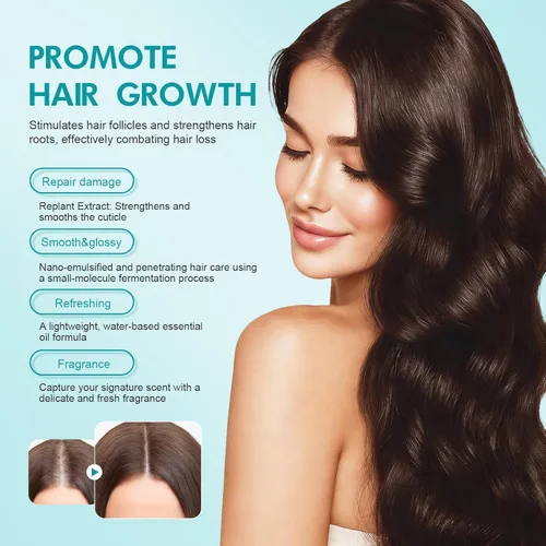 Vista 6 de Crema de masaje de cuero cabelludo de minoxidil al 5% para el crecimiento del cabello, cuidado profesional del cabello, tratamiento anti pérdida
