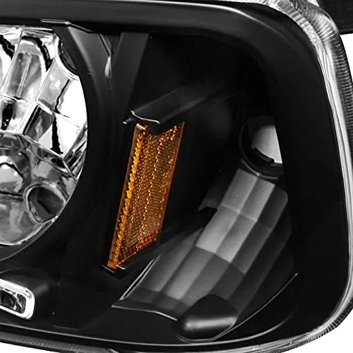 Vista 6 de AKKON - Faros delanteros LED DRL negros para Dodge Charger 06-10 con luces intermitentes de esquina izquierda + derecha