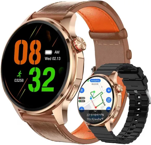 Vista 12 de Smart Watch for Men Built-in GPS(Answer/Make Call/Text), 1.46" AI Smartwatch for Android Phones/iPhone, 100+ Sport Mode Fitness Tracker with