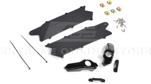 Vista 8 de Reemplazo para Chevrolet Corvette C7 2014-2019 TODOS los modelos con cámara frontal EOS Factory estilo Z06 PINTADO CARBÓN FLASH METÁLICO cubierta