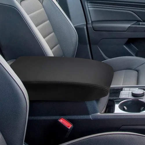 Vista 12 de INTGET Funda para consola central Volkswagen/VW Atlas 2025 2024, funda de cojín para reposabrazos, cubierta de consola central, protector de tapa