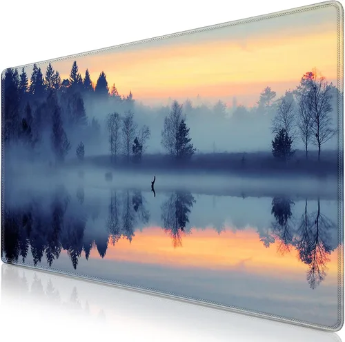 Vista 27 de Canjoy Alfombrilla de mouse para juegos, alfombrilla de mouse grande extendida, alfombrilla de mouse para computadora grande para el hogar, oficina