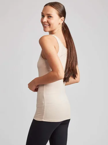 Vista 6 de Kalon Paquete de 4 camisetas sin mangas para mujer con diseño moderno y pechugona