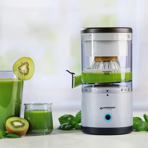 Vista 10 de Hurricane Juicer, potente máquina extractor de jugo inalámbrico, exprimidor de frutas de diseño compacto con piezas aptas para lavavajillas