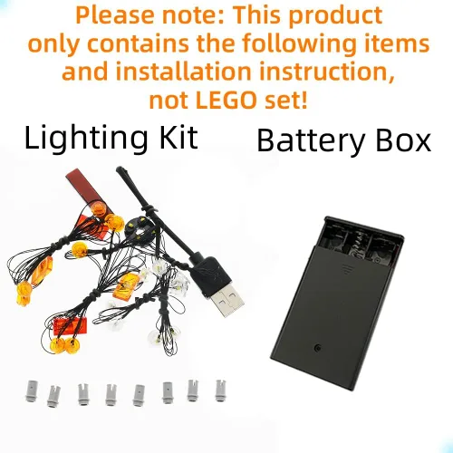 Vista 3 de GEAMENT Kit de luces LED compatible con Lego 6X6 Volvo Articulated Hauler - para Technic 42114 (juego de modelos no incluidos)