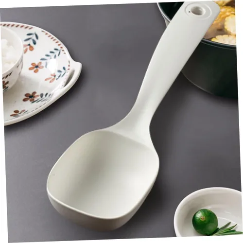 Vista 7 de VOSAREA Cuchara Accesorios para olla arrocera, cucharón de salsa de pizza, espátula de arroz antiadherente, utensilios de cocina, cucharón