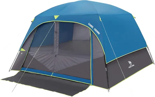 Vista 10 de CAMEL CROWN Tents for Camping 4/6 Person Tent Waterproof Easy Setup Backpacking Tents