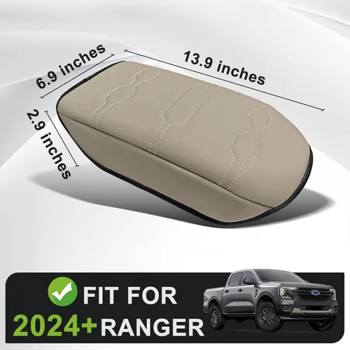 Vista 361 de Muslogy Funda para reposabrazos de consola central apta para Chevy Silverado/Tahoe y GMC Sierra/Yukon 2007-2013, cómoda almohadilla