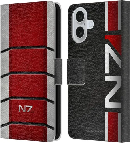 Vista 28 de Head Case Designs Officially Licensed EA Bioware Mass Effect Cerberus Logo Graphics Leather Wallet Case Compatible with Apple iPhone 7 Plus/iPhone 8