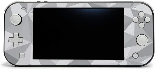MIGHTY SKINS MightySkins Skin compatible con Nintendo Switch Lite - Polígono gris Funda protectora de vinilo duradera y única Fácil de aplicar,