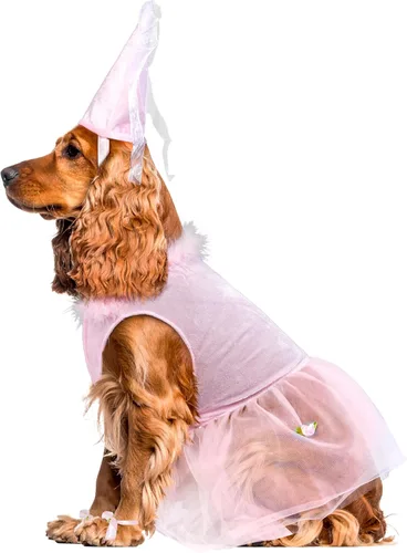 Vista 3 de Rubies disfraz de princesa para perro, S, Rosado