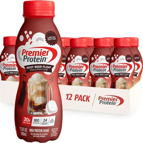 Vista 27 de Premier Protein Shake -24 Vitaminas y minerales / nutrientes para apoyar la salud inmune, las fresas, 138 fl oz