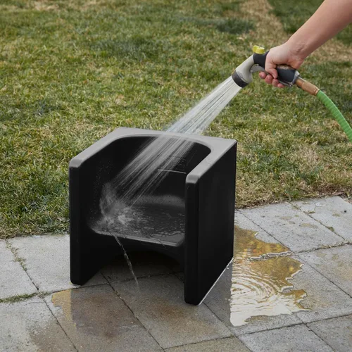 Vista 149 de ECR4Kids Tri-Me 3 en 1 silla cubo, muebles para niños, color azul polvo