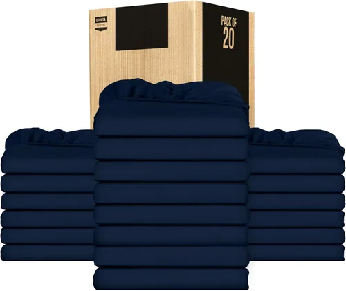 Vista 17 de Utopia Bedding Sábanas bajeras de tamaño individual – Paquete a granel de 6 sábanas inferiores – Microfibra suave cepillada – Bolsillos profundos