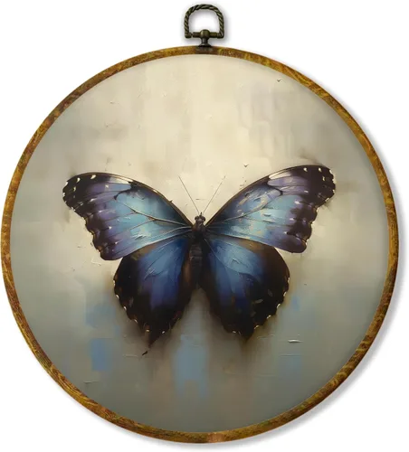 Vista 57 de Hiuwevt Decoración de pared ovalada rústica para el día de la lavandería, impresiones de lienzo retro con marco de perro de campo, decoración