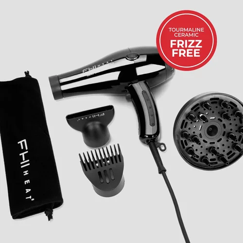 Vista 5 de FHI HEAT Platform Nano Power Salon Pro 2000 - Secador de pelo de cerámica turmalina de secado rápido con juego de accesorios de 3 piezas