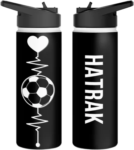 Vista 12 de winorax Botella de agua personalizada con la bandera estadounidense, vasos aislados de acero inoxidable, vasos para café, viaje, botella deportiva