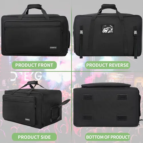 Vista 6 de Bolsa de transporte para altavoz ALTO TS412 2500W 12 pulgadas con esponja gruesa bolsa de altavoz resistente, color negro