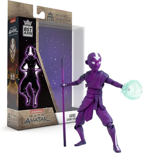 Avatar: The Last Airbender Cosmic Energy Aang - Figura de acción The Loyal Subjects BST AXN de 5 pulgadas