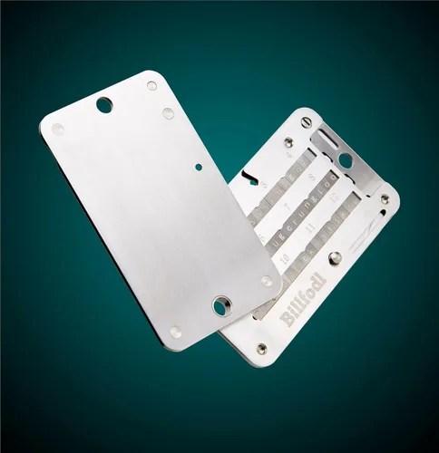 Vista 2 de Billfodl Paquete Cartera de hardware Ledger Nano S Plus para respaldo de palabras semillas, la mejor billetera criptográfica + billetera fría