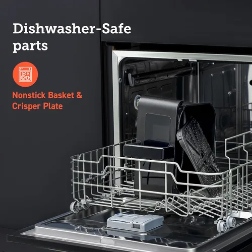 Vista 7 de COSORI Freidora de aire transparente para ventana, freidora de aire compacta grande de 6.5 cuartos de galón, 12 funciones personalizadas guardables