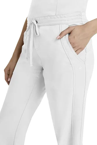 Vista 5 de Healing Hands Taylor Pantalones de mujer de altura media con 2 bolsillos y cintura elástica trasera 9095