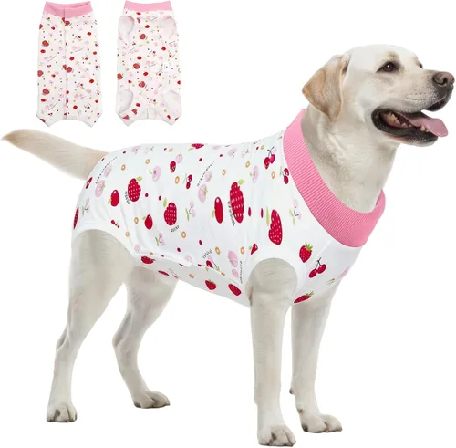 Vista 9 de SAWMONG Traje de recuperación para perros, hembras y machos, transpirable, traje corporal para perro después de una cirugía, esterilización Avión